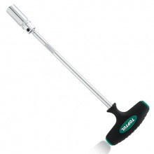 фото анонса Ключ свечной с магнитом Т-образный TOPTUL 21мм L350мм CTFB2135 интернет магазин Metizmarket