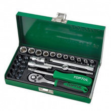 фото анонса Автомобильный набор инструментов TOPTUL 1/4" 27ед. GCAD2701 интернет магазин Metizmarket