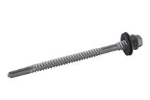 фото анонса Саморез с шестигранной головкой для сэндвич-панелей с шайбой EPDM AN 213 ST 5,5×150 сталь  цинк плат интернет магазин Metizmarket