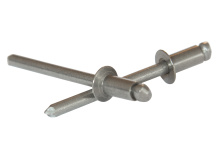 фото анонса Заклепка вытяжная с плоским потайным буртиком DIN7337 3,2×10 А2  бп интернет магазин Metizmarket