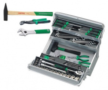 фото анонса Переносной ящик с инструментом TOPTUL (5 секций) 65 ед. 1/2" GCAZ0003 интернет магазин Metizmarket