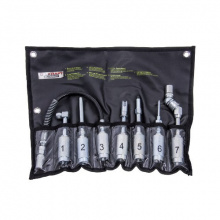 фото анонса Набор насадок для шприц-масленки 7ед. G.I.KRAFT K-410 интернет магазин Metizmarket