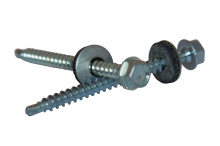 фото анонса Саморез с шестигранной головкой и шайбой EPDM AN 211 ST 4,8×80 сталь  цб интернет магазин Metizmarket