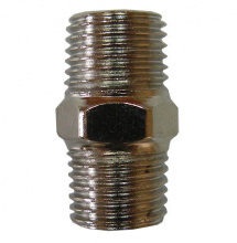 фото анонса Соединитель резьбовой с наружной резьбой 1/4*1/4 AIRKRAFT SMM04-04 интернет магазин Metizmarket