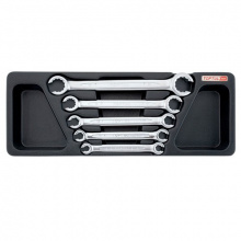 фото анонса Набор ключей разрезных 8-22мм 5ед. (в ложементе) TOPTUL GAAT0502 интернет магазин Metizmarket