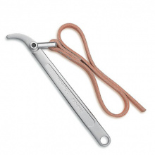 фото анонса Съемник масляного фильтра кожаная лента TOPTUL d30-160 мм JJAH0902 интернет магазин Metizmarket