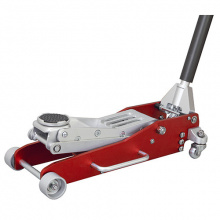 фото анонса Домкрат с низким подхватом алюминиевый подкатной 2.5т 98-480 мм (с двойной помпой) TORIN T830003XL интернет магазин Metizmarket