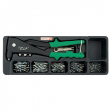 фото анонса Заклепочник с набором заклепок (в ложементе) TOPTUL GAAT0101 интернет магазин Metizmarket