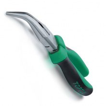 фото анонса Узкогубцы изогнутые 150 мм 6" TOPTUL DFBA2206 интернет магазин Metizmarket