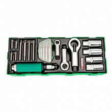 фото анонса Набор инструмента в ложементе комбинированный 22ед. (тип А) TOPTUL GTA2234 интернет магазин Metizmarket