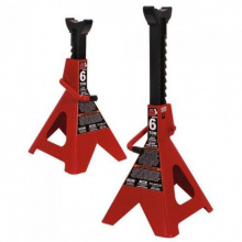 фото анонса Подставки под машину регулируемые 2шт. 6т 395-605мм TORIN T46001 интернет магазин Metizmarket