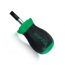 фото анонса Отвертка короткая шлицевая TOPTUL 4x25 мм FABB0403 интернет магазин Metizmarket