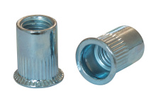 фото анонса Клепальная гайка с потайным буртиком рифленая AN 318 M 5 (1,50-4,00) сталь  цб интернет магазин Metizmarket