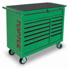 фото анонса Тележка инструментальная профессиональная TOPTUL 13 секций TCBA1301 интернет магазин Metizmarket