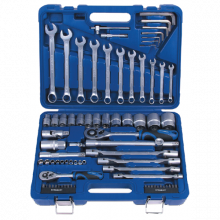 фото анонса Набор ручного инструмента комбинированный 77ед. СТАНДАРТ ST-0077 интернет магазин Metizmarket