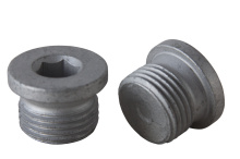 фото анонса Заглушка резьбовая под внутренний шестигранник с фланцем DIN 908 G 1/2 сталь  цинк платковый интернет магазин Metizmarket