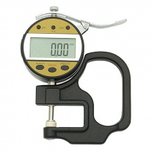 фото анонса Толщиномер стенкомер индикаторный цифровой 0-12.7 мм (0.01мм) PROTESTER 5317-10 интернет магазин Metizmarket