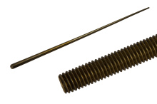 фото анонса Шпилька резьбовая DIN975 M 6×1000 латунь  бп интернет магазин Metizmarket