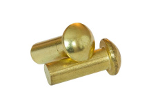 фото анонса Заклепка под молоток с полукруглой головкой DIN 660 3×16 латунь  бп интернет магазин Metizmarket