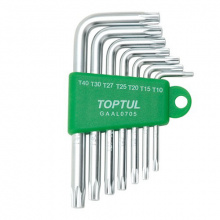 фото анонса Набор ключей TORX Г-обр. TOPTUL T10-T40 7ед. GAAL0705 интернет магазин Metizmarket