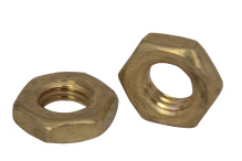 фото анонса Гайка низкая шестигранная  DIN 439 M12 латунь  бп интернет магазин Metizmarket