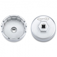 фото анонса Съемник фильтра "чашка" TOPTUL 64,5/14 мм (4-х цил. TOYOTA) JDDH6500 интернет магазин Metizmarket