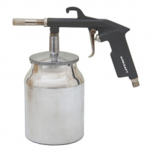 фото анонса Пистолет пескоструйный с нижним бачком AIRKRAFT PS-4A интернет магазин Metizmarket