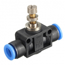 фото анонса Соединитель пневматический цанговый с регулировкой подачи воздуха 8мм AIRKRAFT SPA08 интернет магазин Metizmarket