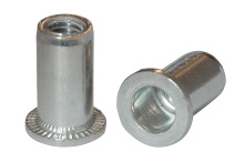 фото анонса Клепальная гайка с буртиком гладкая AN 310 M 6 (3,00-5,50) алюминий  бп интернет магазин Metizmarket