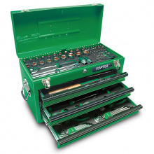 фото анонса Ящик с инструментом TOPTUL 3 секции 99 ед. GCAZ0038 интернет магазин Metizmarket