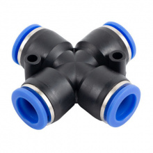 фото анонса Соединение цанговое Х-образное 10мм AIRKRAFT SPZA10 интернет магазин Metizmarket