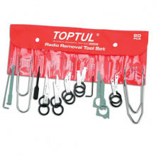 фото анонса Набор съемников для автомагнитол 20ед. TOPTUL JGAA2001 интернет магазин Metizmarket