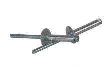 фото анонса Заклепка с увеличенным буртиком AN 395 4,8×24×14 Al/St   интернет магазин Metizmarket