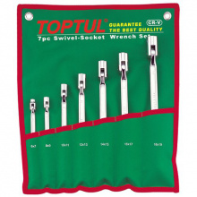 фото анонса Набор шарнирных ключей колокольчиков TOPTUL 7 шт. 6-19 мм GAAA0704 интернет магазин Metizmarket