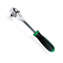 фото анонса Трещотка для торцевых головок 1/2" 24 зубца (резиновая ручка) TOPTUL CJBC1627 интернет магазин Metizmarket