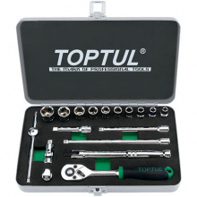 фото анонса Набор инструмента дюймового TOPTUL 1/4" 18ед. 3/16"-9/16" GCAD1811 интернет магазин Metizmarket
