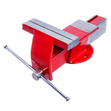 фото анонса Тиски слесарные стальные 150мм 6" СТАНДАРТ TSS6 интернет магазин Metizmarket