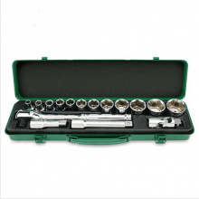 фото анонса Набор головок с трещоткой TOPTUL 1/2" 16ед. (6-гр.) GCAD1601 интернет магазин Metizmarket