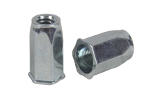 фото анонса Клепальная гайка шестигранная с потайным буртиком AN 323 M 5 (0,50-3,00) сталь  цб интернет магазин Metizmarket