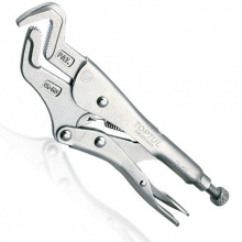 фото анонса Клещи зажимные сварочные с фиксатором TOPTUL 230мм (R - тип) DMAD1A09 интернет магазин Metizmarket