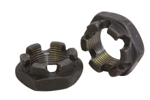 фото анонса Гайка корончатая низкая с мелким шагом стальная DIN 937 M30×2 сталь 17 бп интернет магазин Metizmarket