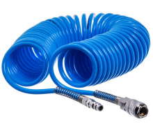 фото анонса Шланг для компрессора 10 м спиральный полиуретановый 5,5*8мм AIRKRAFT AHC46-B интернет магазин Metizmarket