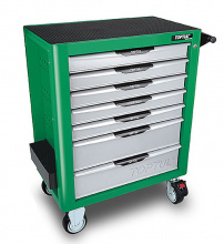 фото анонса Тележка с инструментом для автосервиса TOPTUL (Pro-Plus) 7 секций 261ед. зеленая GE-26117 интернет магазин Metizmarket