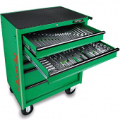 фото анонса Тележка с инструментом передвижная TOPTUL 6 секций 208 ед. GE-20820 интернет магазин Metizmarket