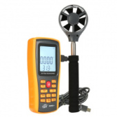 фото анонса Анемометр профессиональный USB 0,3-45м/с, 0-45°C BENETECH GM8902X интернет магазин Metizmarket