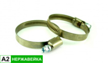 фото анонса Хомут червячный A2 нерж. 40-60 мм интернет магазин Metizmarket
