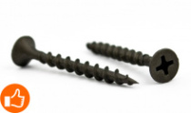 фото анонса  Саморез черный по дереву ТАЙВАНЬ 3.5x60 фосф интернет магазин Metizmarket