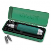 фото анонса Ударно-поворотная отвертка с насадками TOPTUL 6 ед. GAAD0602 интернет магазин Metizmarket