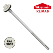 фото анонса  Саморез для сэндвич-панелей по металлу, цветной (12) Wkręt-Met 5,5x155 RAL 9010 интернет магазин Metizmarket