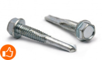 фото анонса DIN7504K Саморез по мет гол шестигр сверло усил WSS 5.5x90 цб интернет магазин Metizmarket